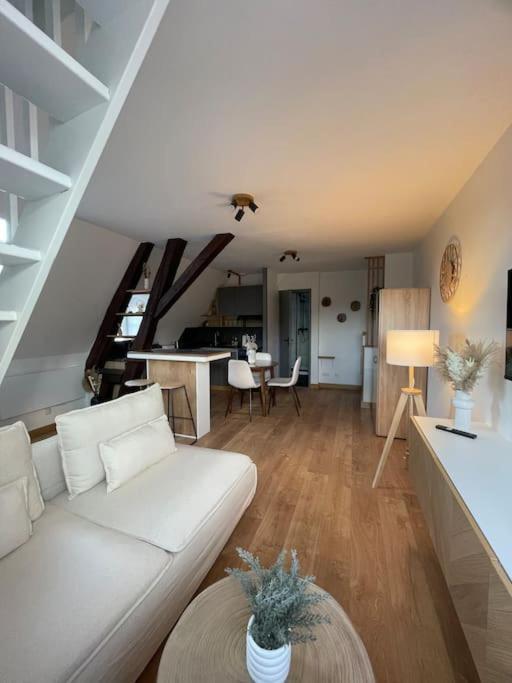 Ferienwohnung Duplex Bord De L'Eure - Parking Inclus - Jolie Vue Sur La Cathedrale Chartres Exterior foto